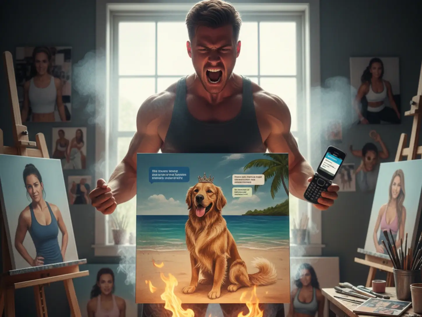 She Paid $400 for a Memorial Painting. Months Later, He Sent a Threat Instead