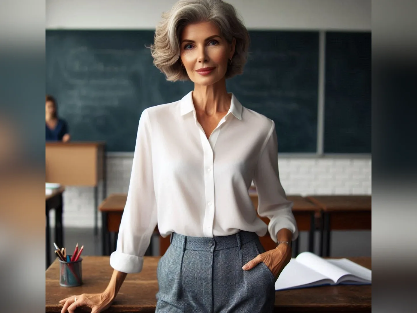 20 Stylish Outfit Ideas for Women Over 40 in Teaching Roles