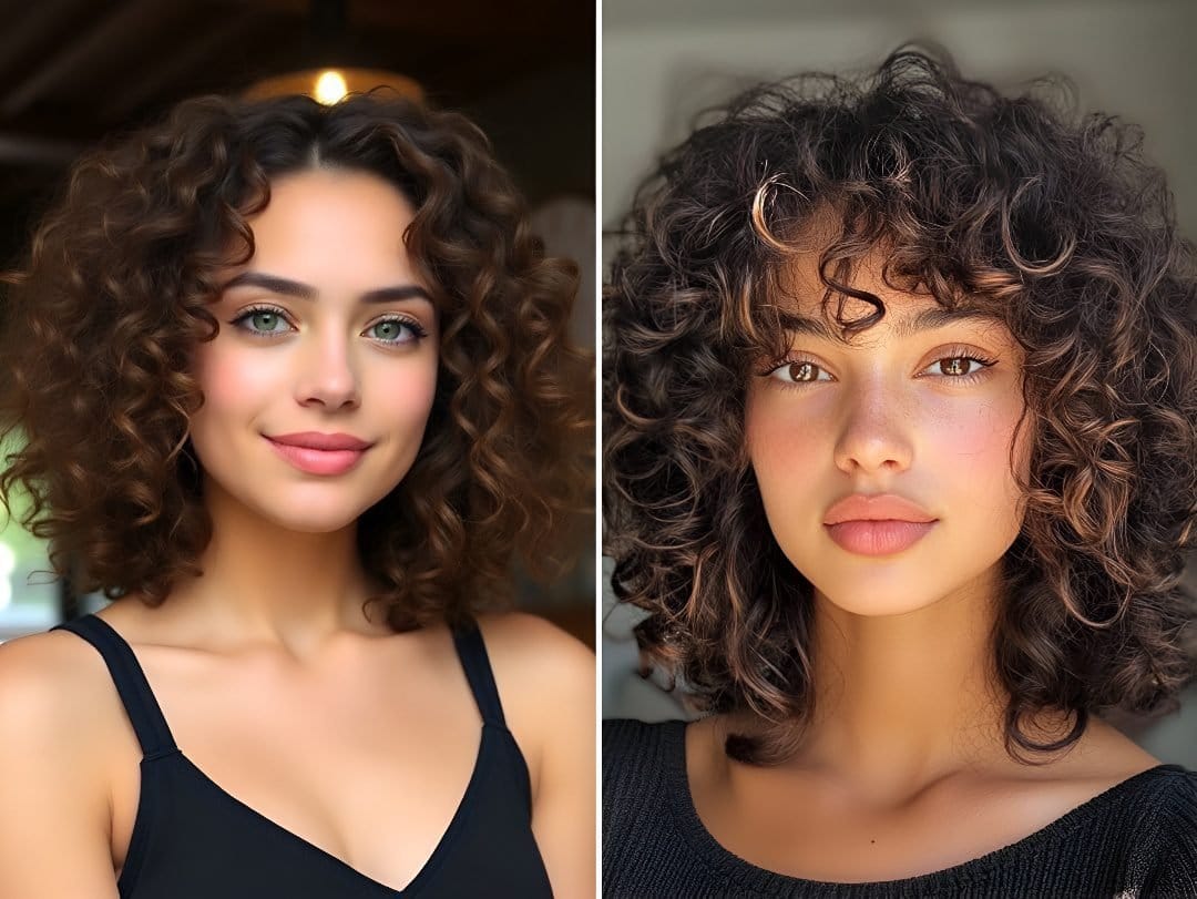24 Medium-Length Curly Hairstyles for a Stylish, Effortless Look||||||||||||||||||||||||||