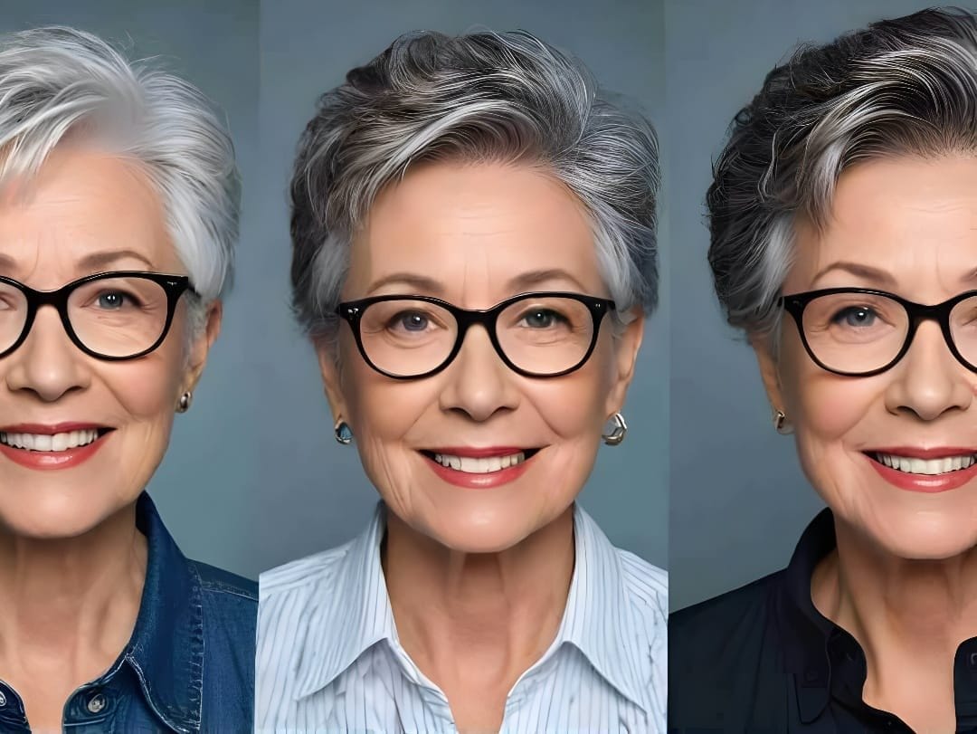25 Popular Hairstyles for Women Over 70 with Glasses|||||||||||||||||||||||