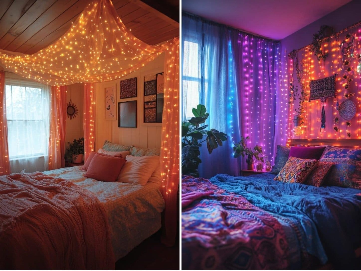 29 Dreamy Boho Fairy Light Bedroom Ideas for a Magical, Cozy Vibe||||||||||||||||||||||||||||||