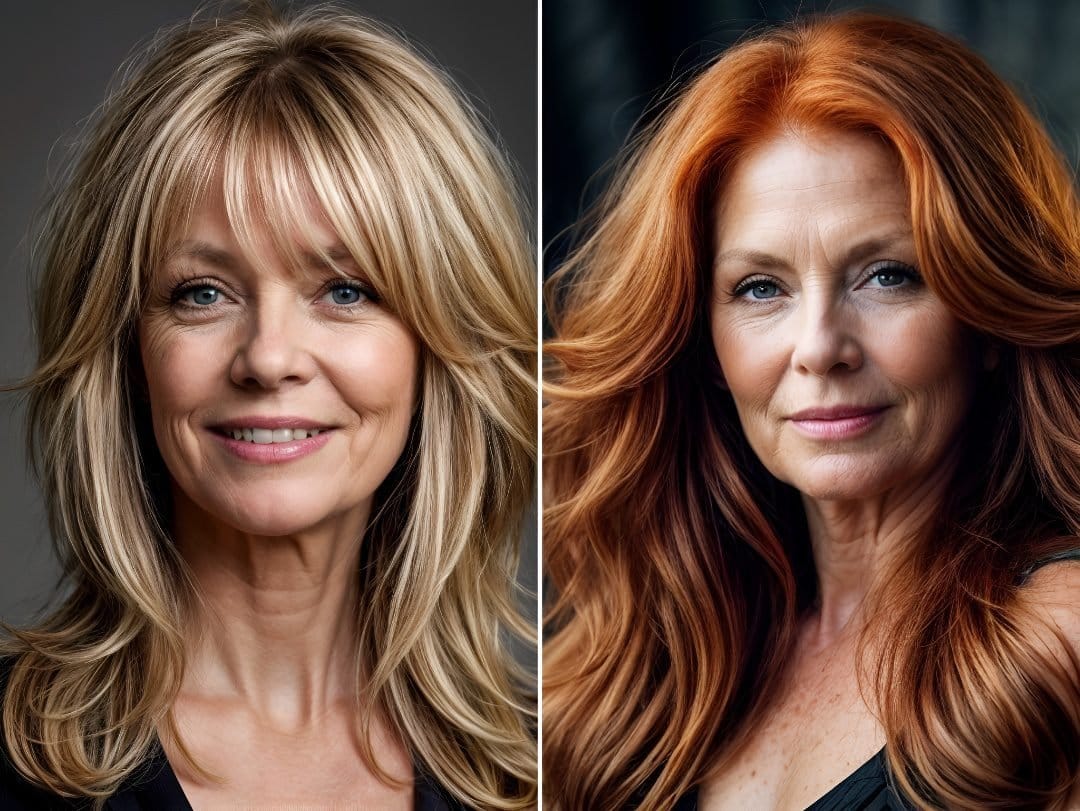 Most Flattering Long Hairstyles for Women Over 50|||||||||||||||||||