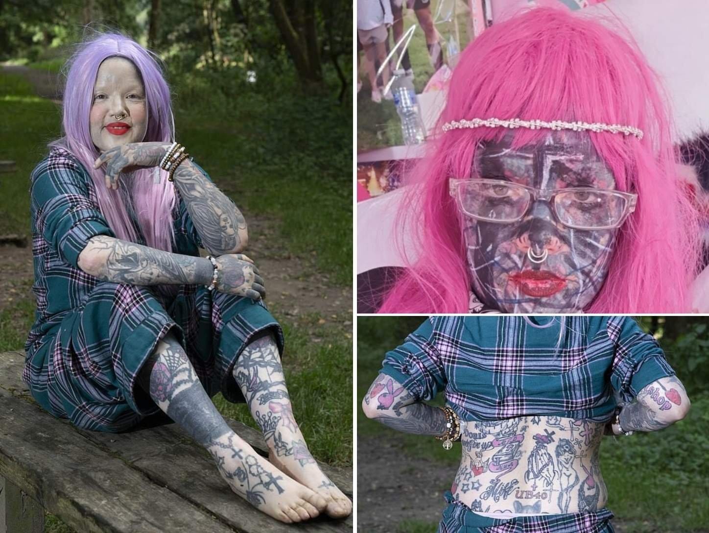 World's 'Most Tattooed Mother' Says She Can't Feed Her Kids Christmas Dinner This Year As Supermarket Staff Are Too Scared of Her||||