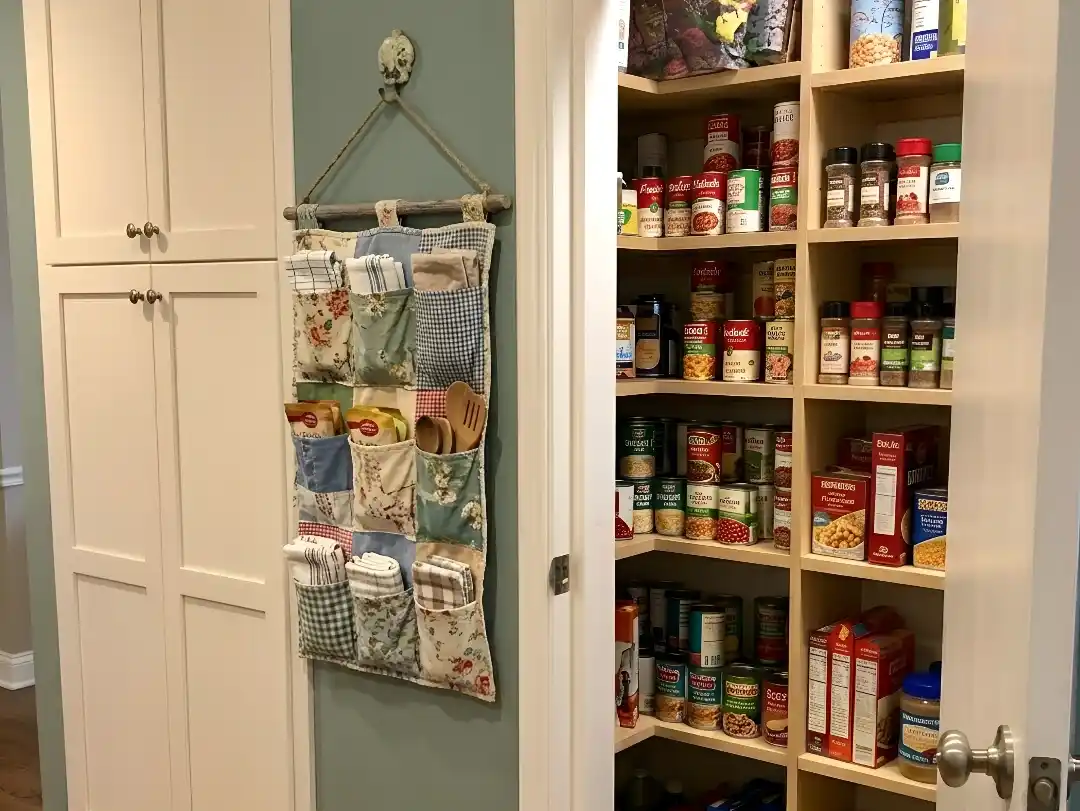 How to Turn an Old Bedsheet Into a Clever Pantry Organizer