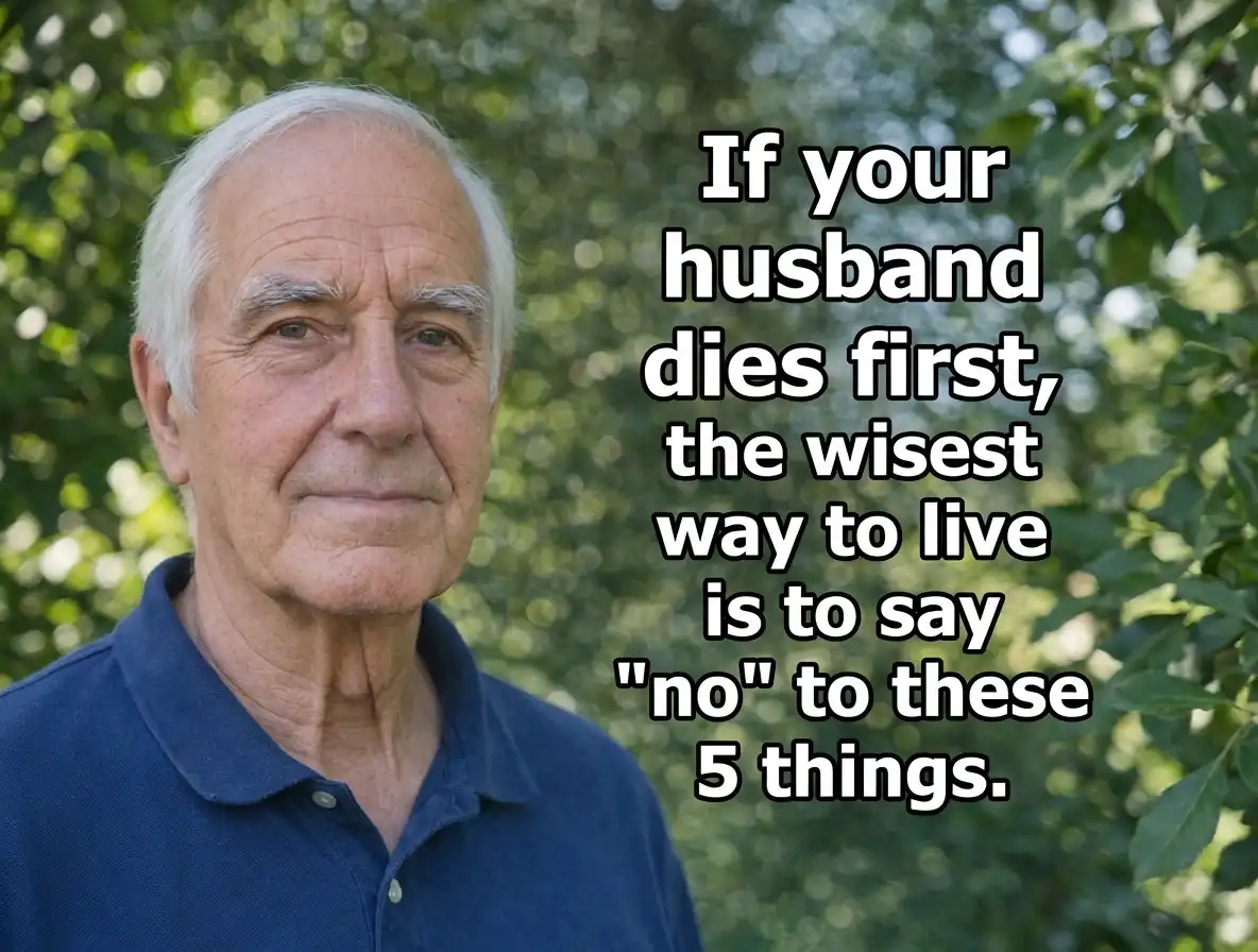 If Your Husband Dies First 5 Things You Should Say “No” To