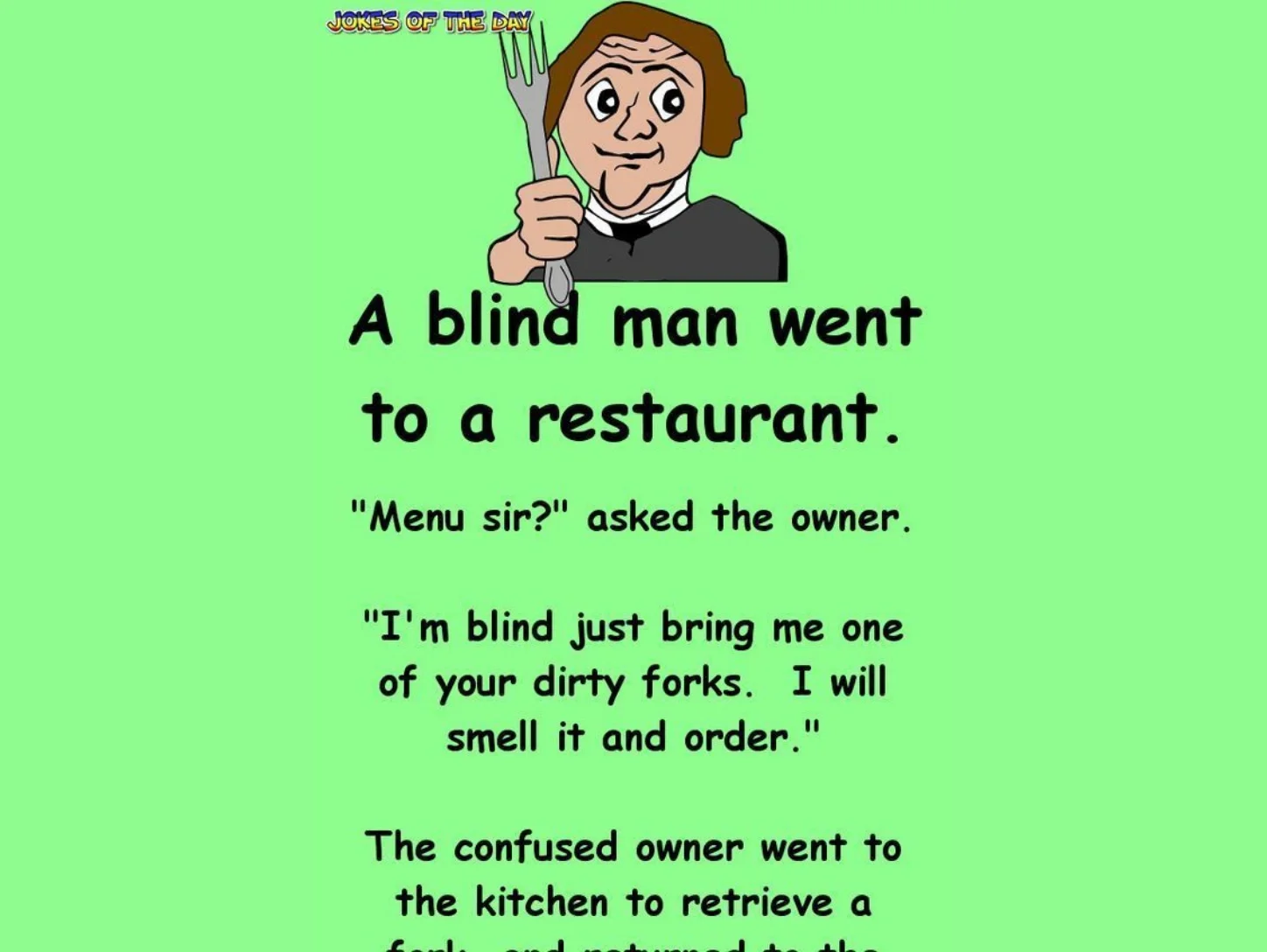 The Blind Man Asked for a Dirty Fork—and the Restaurant Owner Was Not Ready for His Answer